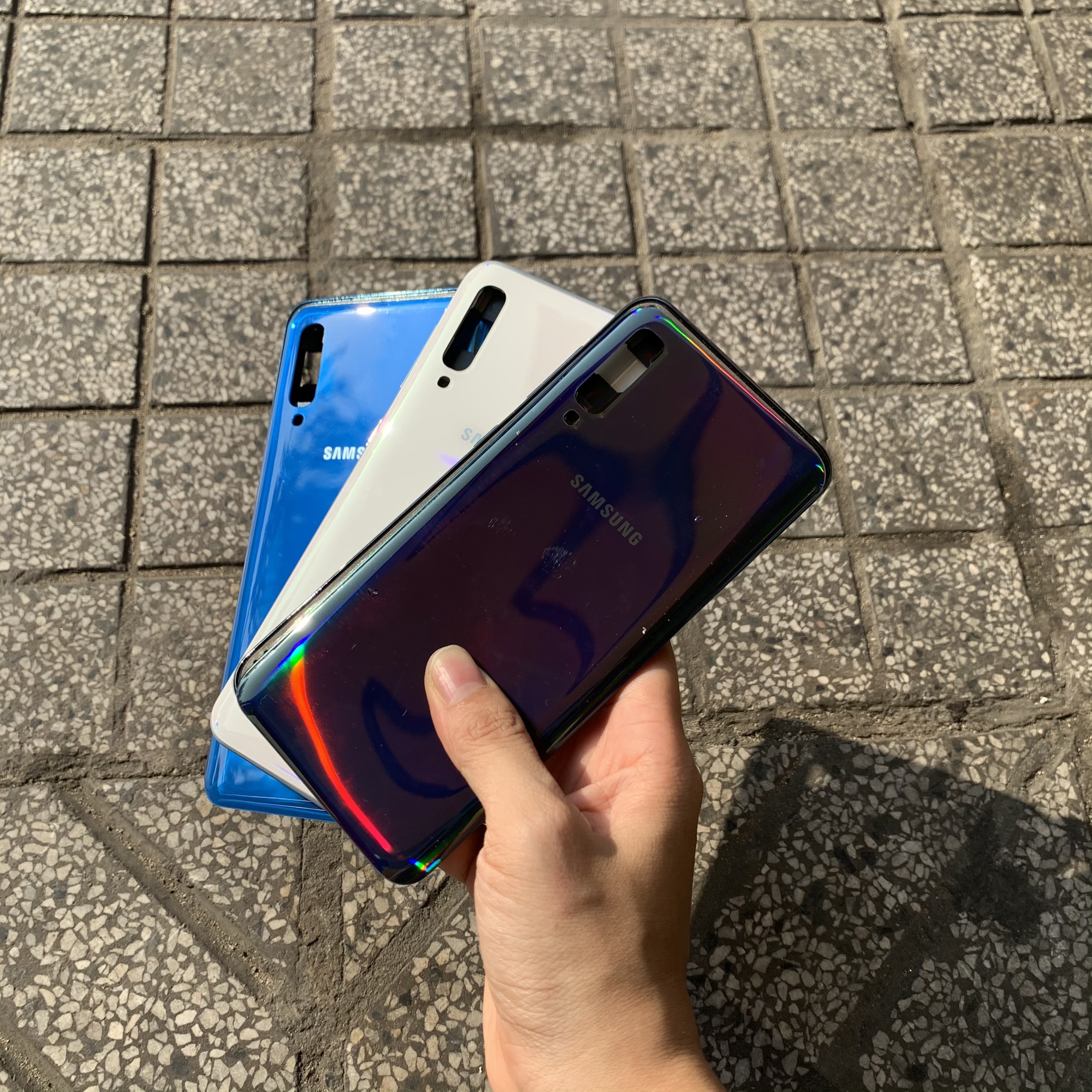 VỎ SƯỜN ĐIỆN THOẠI SAMSUNG GALAXY A50 ZIN ( Sườn , Lưng , Khai sim ) - LINH KIỆN NAM VIỆT