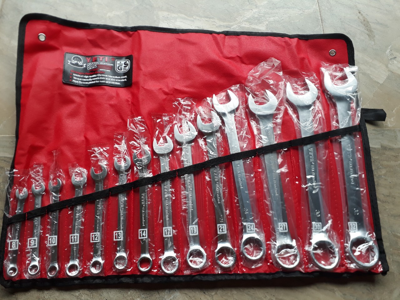 Cờ lê vòng miệng yeti . đủ size  từ 6mm đến 41mm