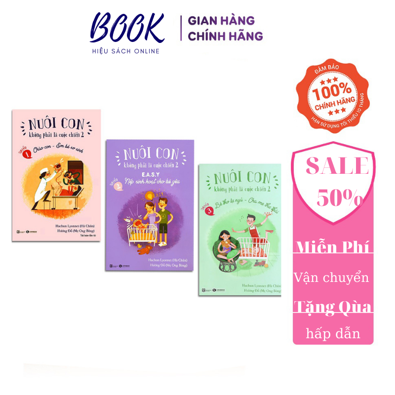 Nuôi Con Không Phải Là Cuộc Chiến 2 (Trọn Bộ 3 Tập) (Tặng kèm bookmark)