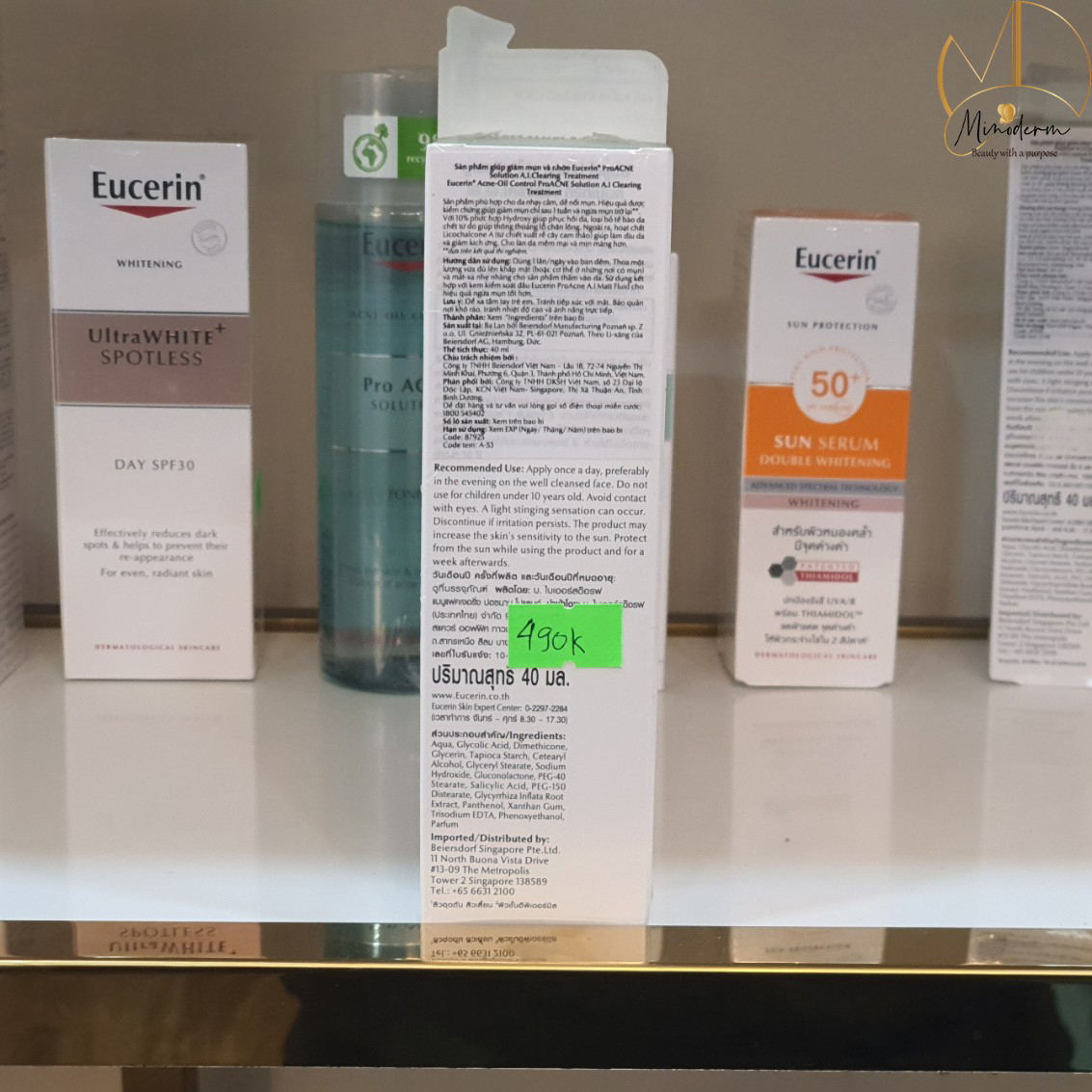 Gel giảm mụn Eucerin Pro acne A.I. clearing treatment