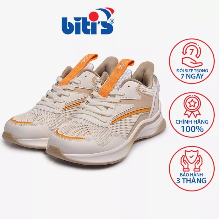 Tặng Vớ Bitis Giày Thể Thao Nữ Biti s Hunter X DSWH10500KEM