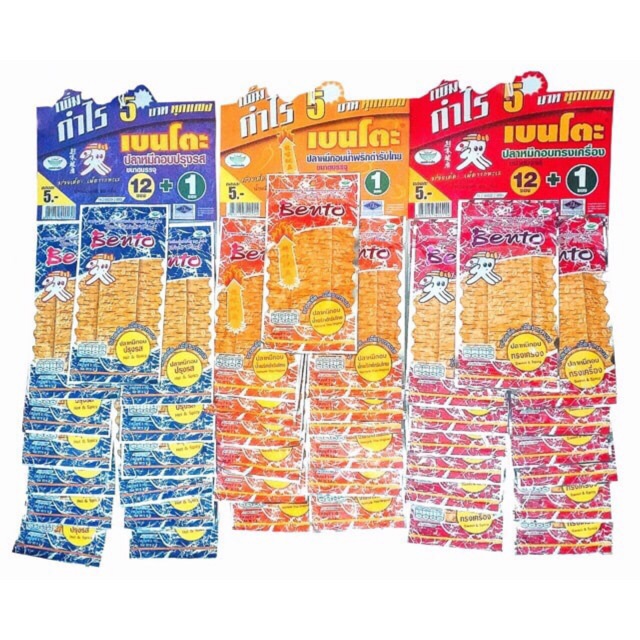 Mực Bento Thái dây 13 gói