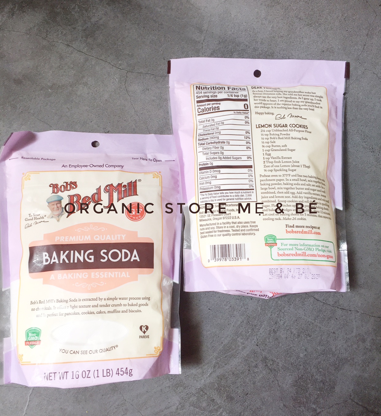 Muối nở Baking soda Bob's Red Mill 454g - Date 2023