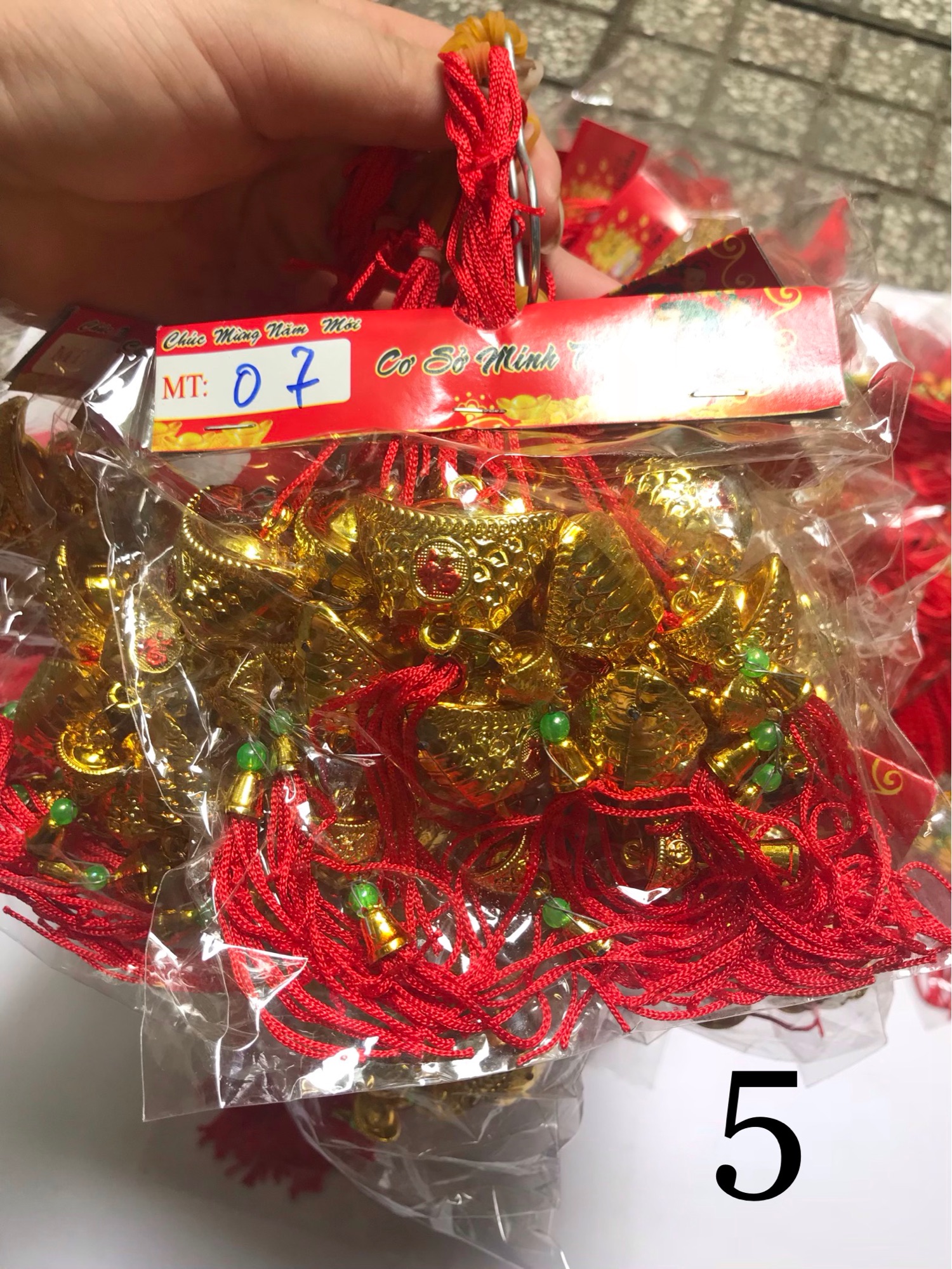 [HCM]Set 10 Liễn Dây Treo Trang Trí Tết