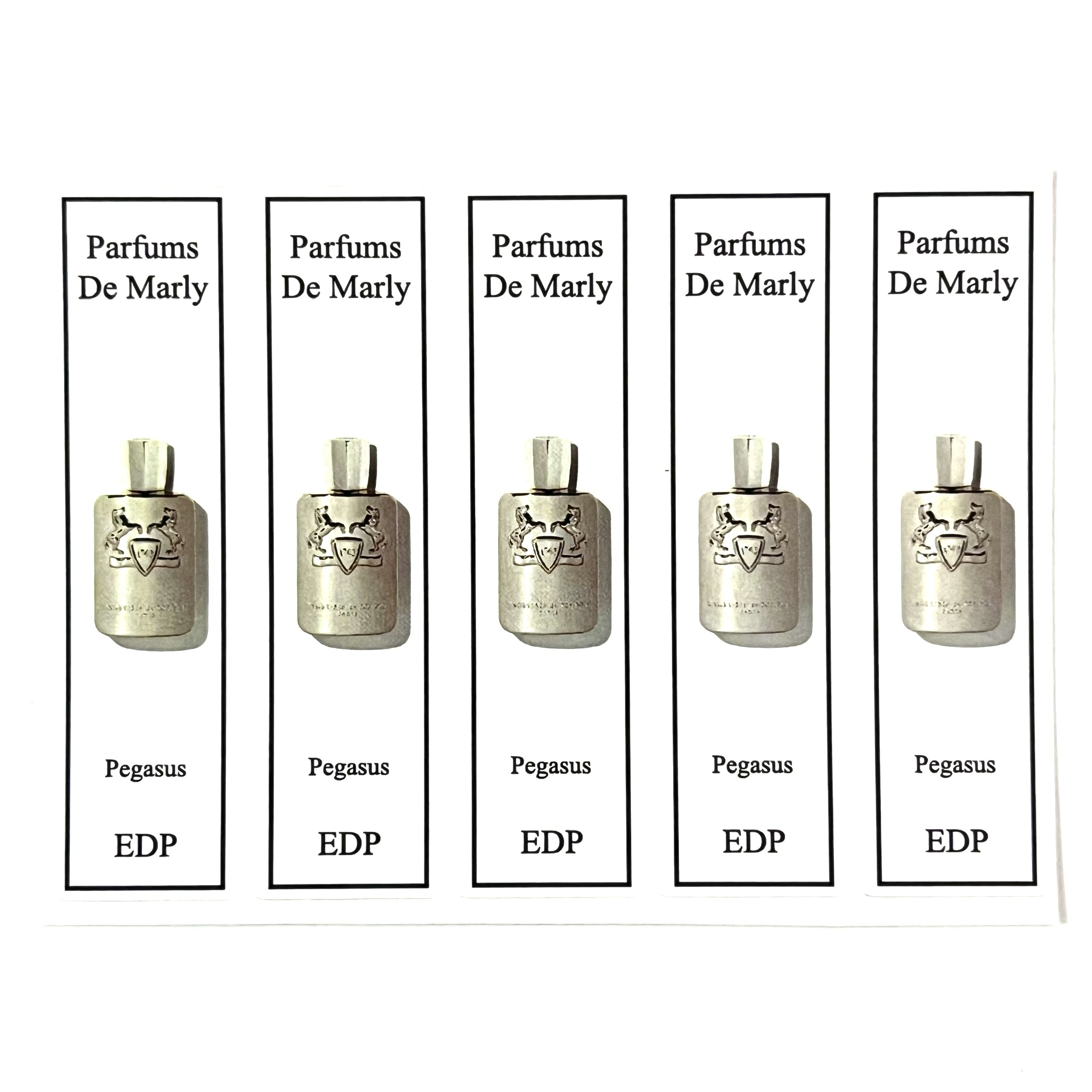 [HCMC] combo 10 PCs Parfums de Marly perfume bottle sticker for full series dropper bottle