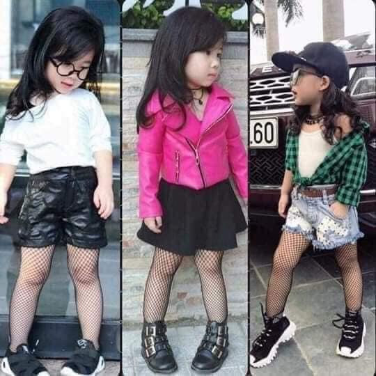 Combo 02 Quần Tất Lưới 3D Cho Bé