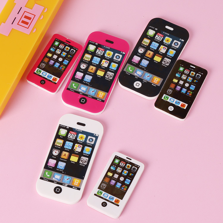SET 10 Tẩy / gôm bút chì hình iphone cute