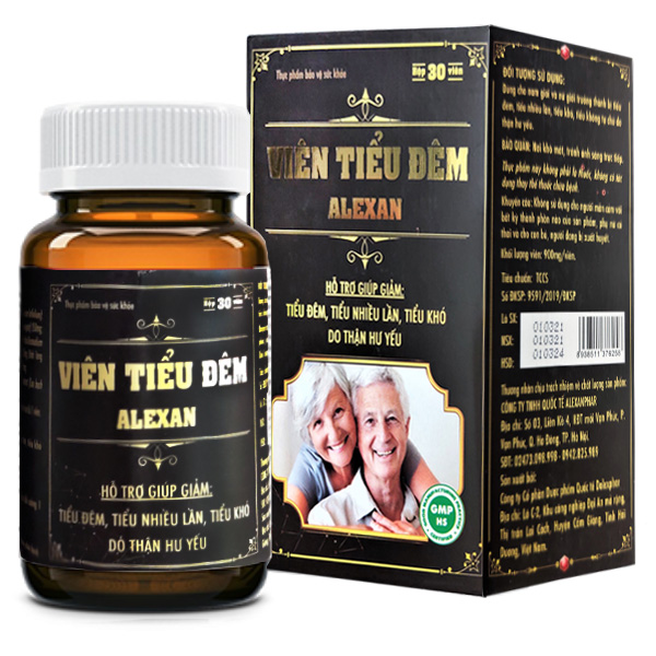 Viên tiểu đêm Alexan - Hỗ trợ giảm tiểu đêm, tiểu nhiều lần, tiểu khó