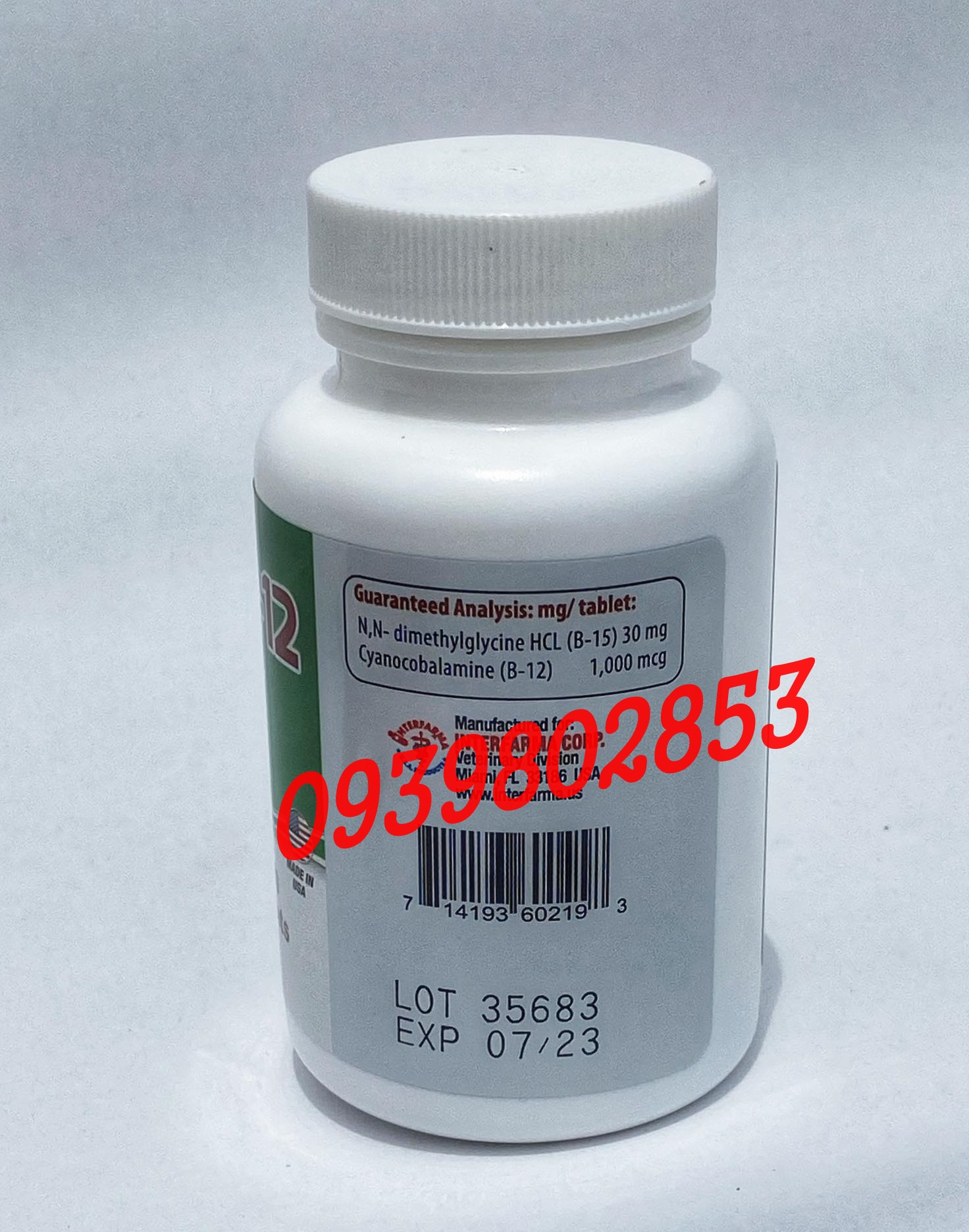 B15 & B12 Thuốc bổ cho gà đá hủ 100 viên
