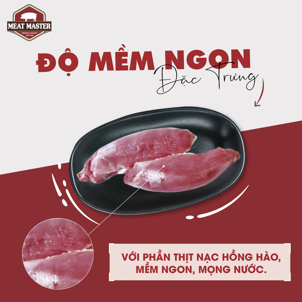 Thăn chuột heo Meat Master ( 400G ) - Thịt heo mát ngon, mềm mọng, ngọt thịt