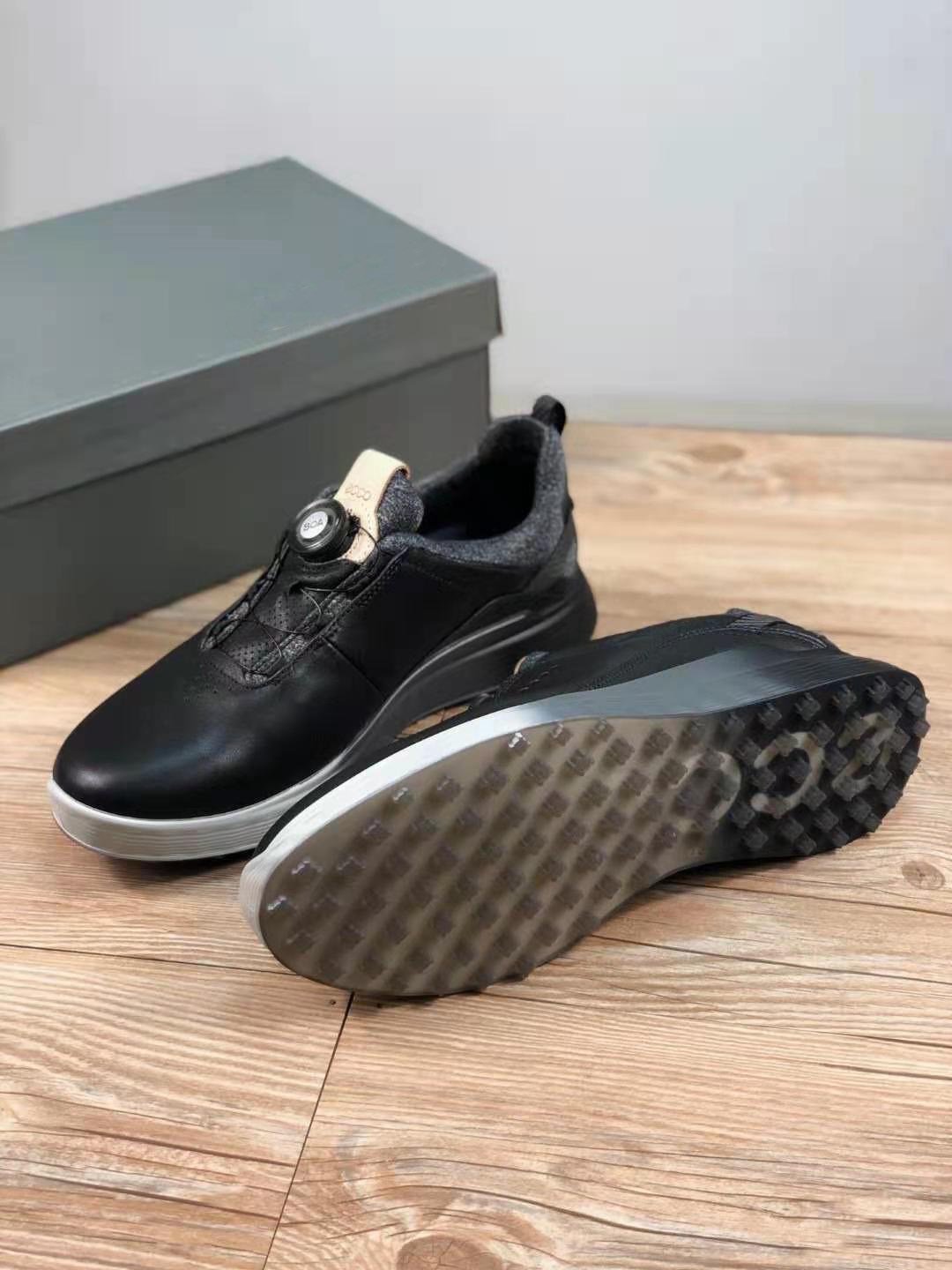 Giày golf ecco đen fullbox