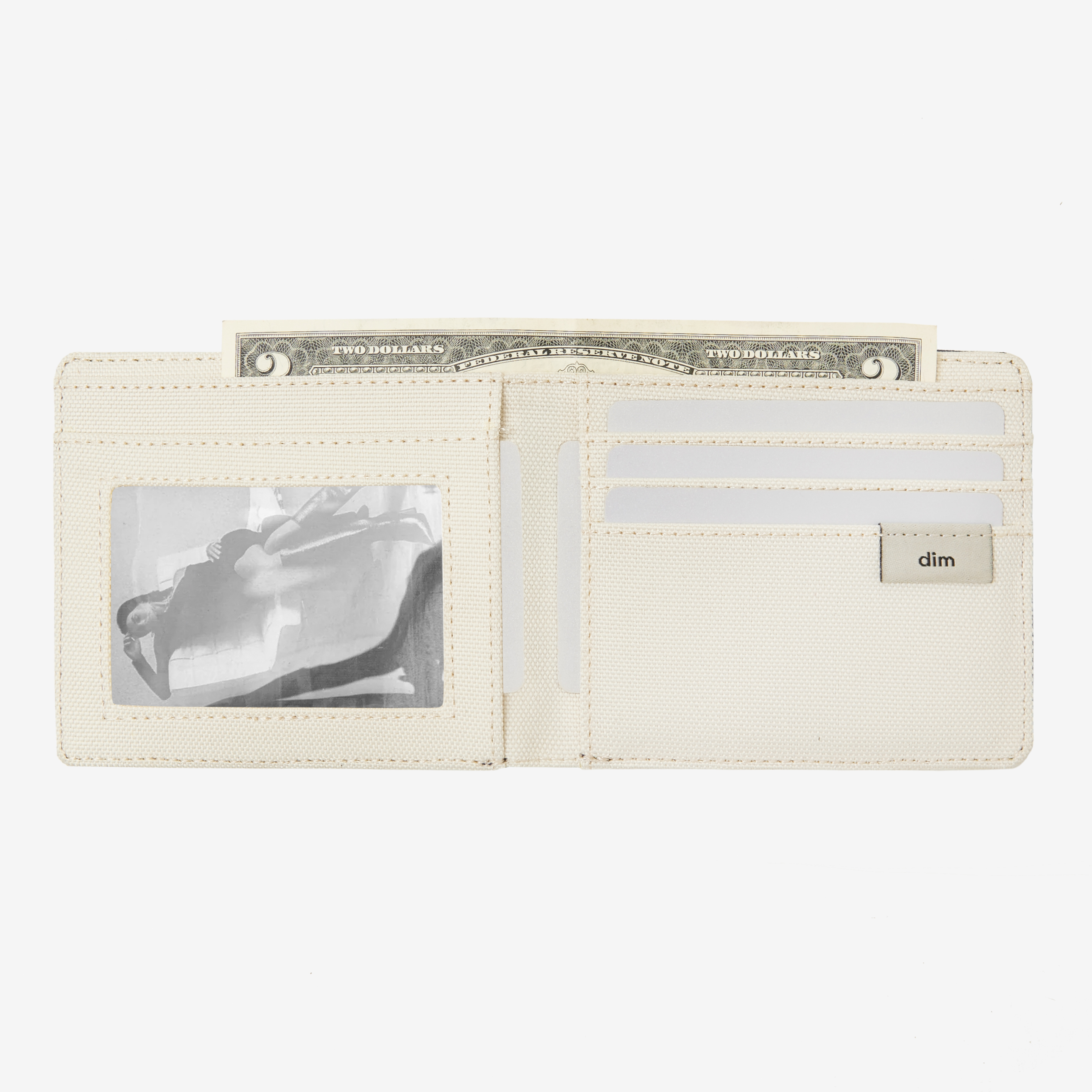 Ví Vải DIM Basic Wallet 2 Ngang (Ngăn đựng hình cỡ lớn) - 5 màu