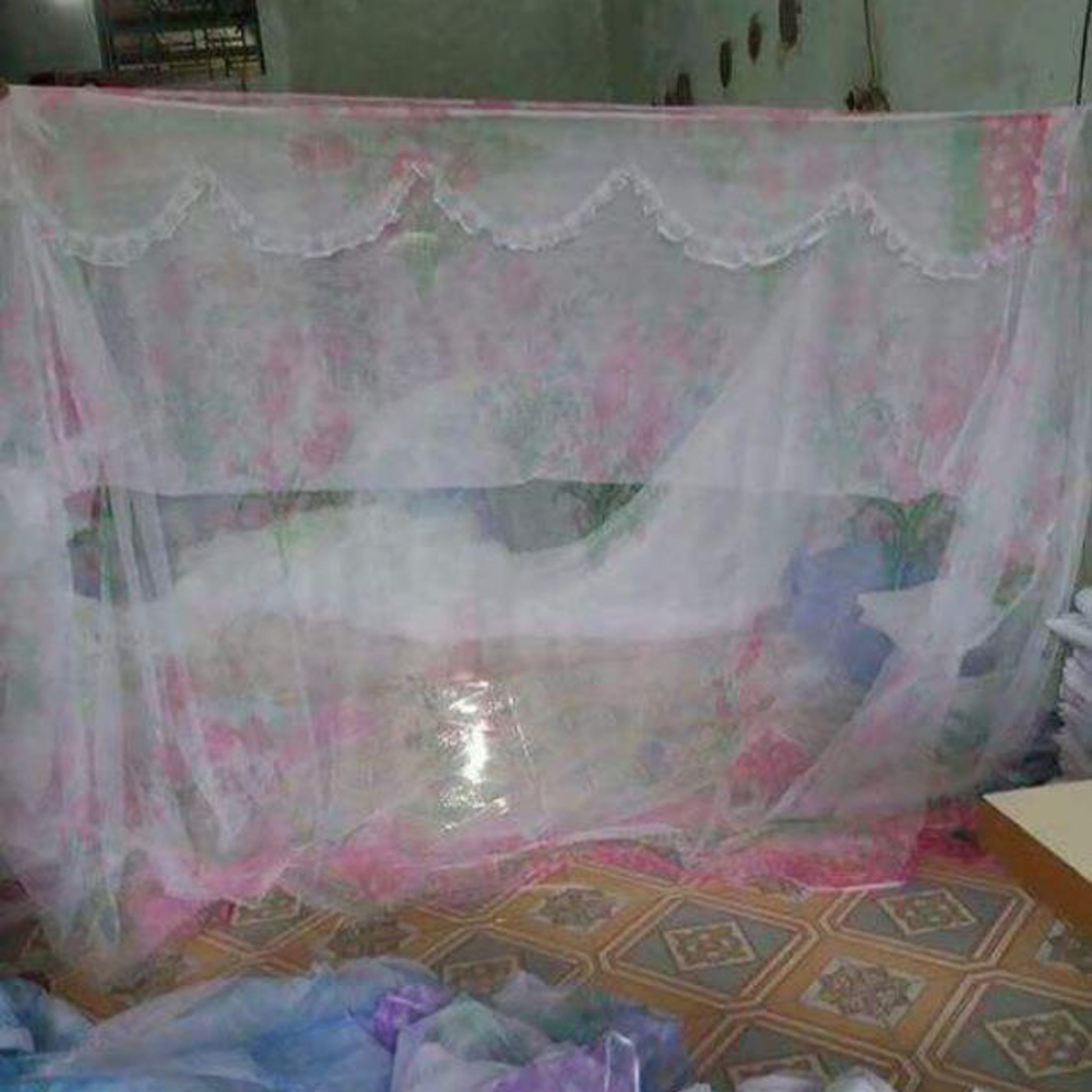 [Hàng đẹp] Màn tuyn hoa dầy dặn , Mùng ngủ chống muỗi cao cấp