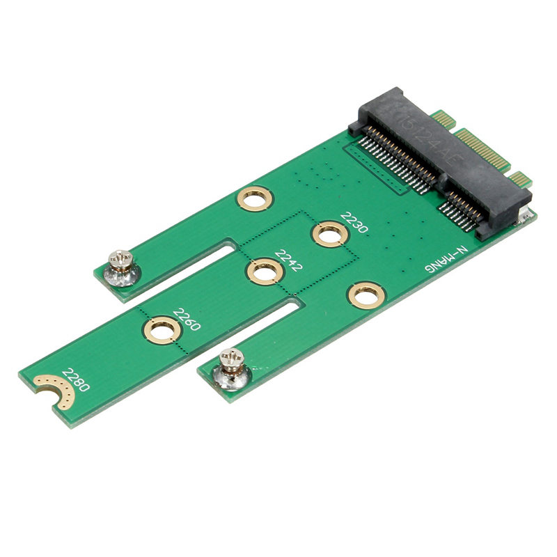 Msata Mini PCI-E 3.0 Ssd To Ngff M.2 B Key Sata Interface Adapter Card