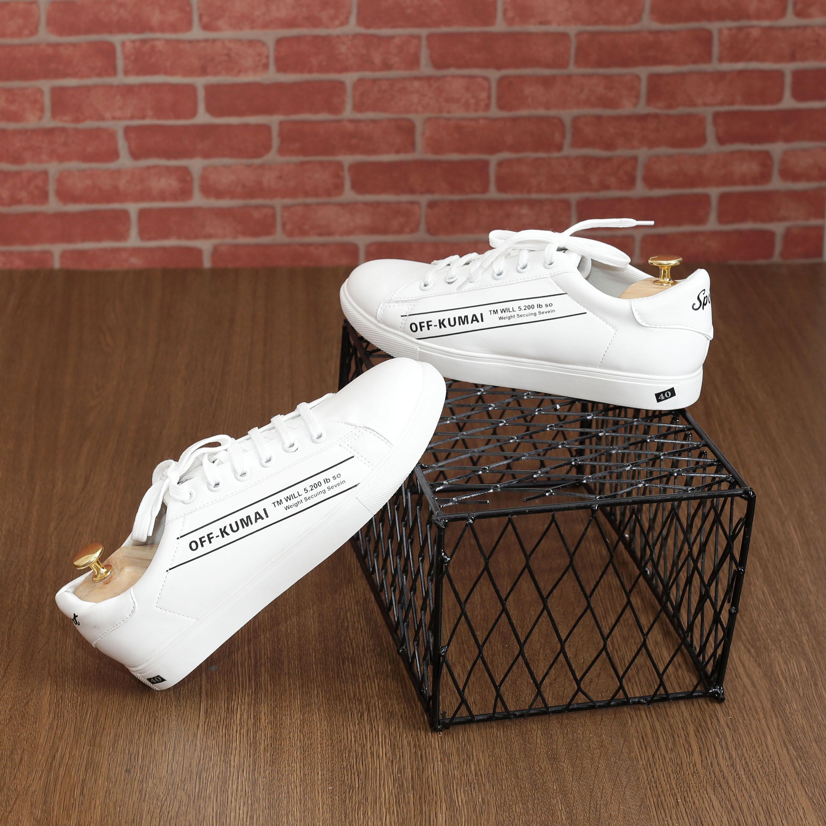 GIày sneaker nam, giày nam thể thao 2019 (trắng)