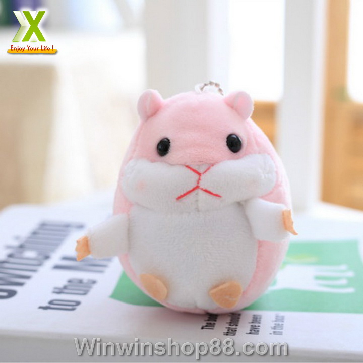 [HOÀN TIỀN MAX 6%][HCM]Móc khóa gấu bông Hamster 9cm dễ thương