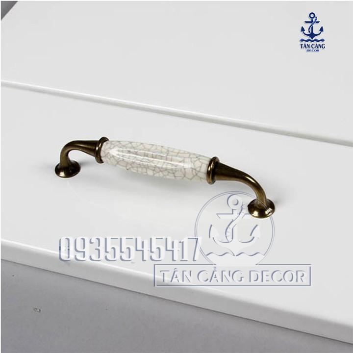 Tay Nắm Sứ Cổ Điển 36 - KT : 14.2cm