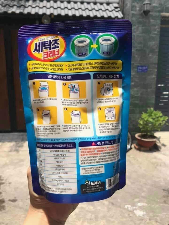 Bột Tẩy Lồng Máy Giặt Hàn Quốc 450g
