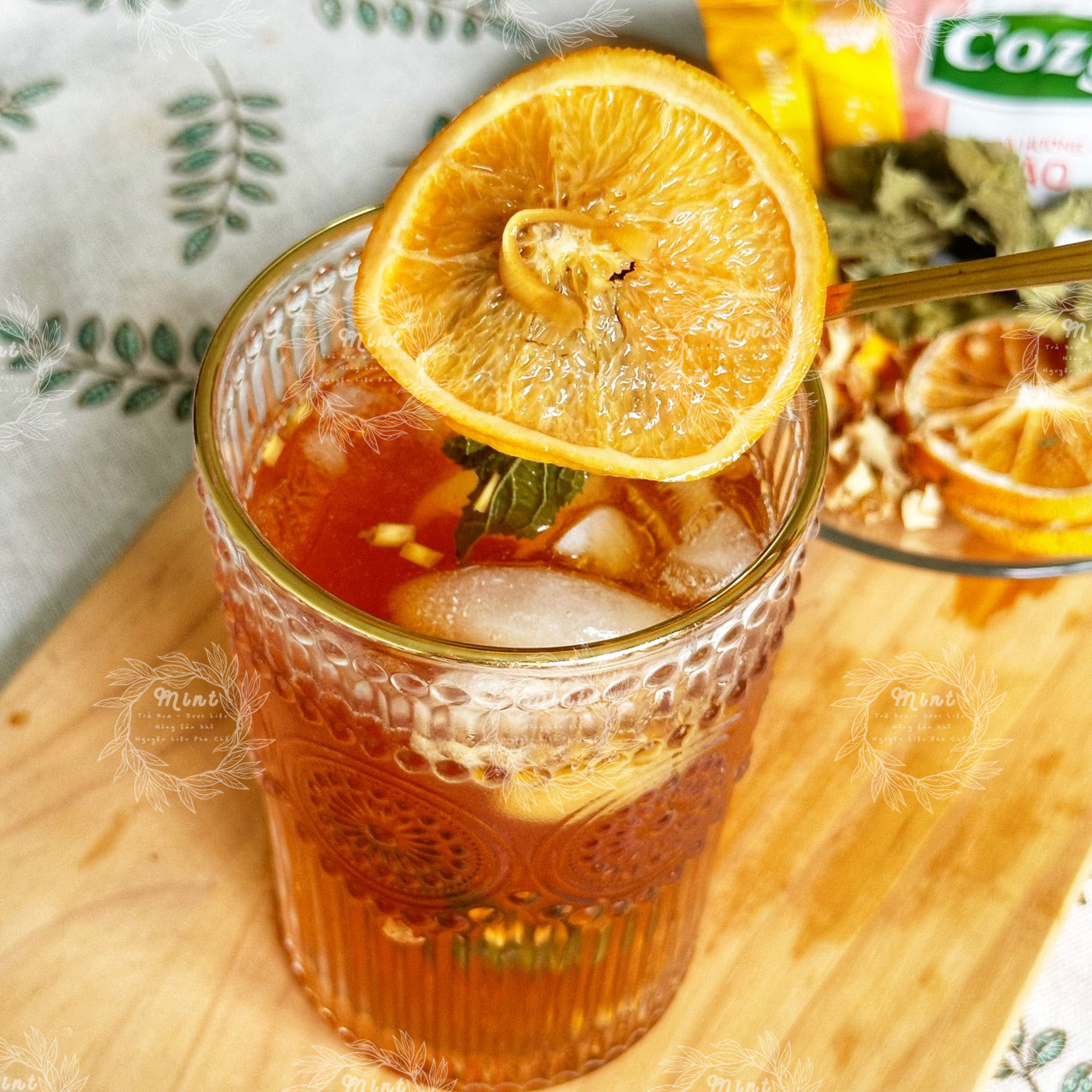 Trà Đào Cam Sả Mật Ong - Hộp 5 Set