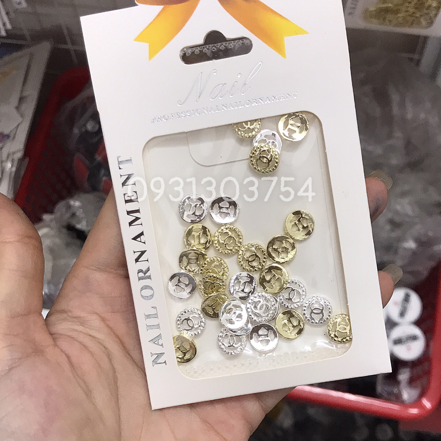 Charm Kim Loại Đính Móng Trang Trí Nail 4