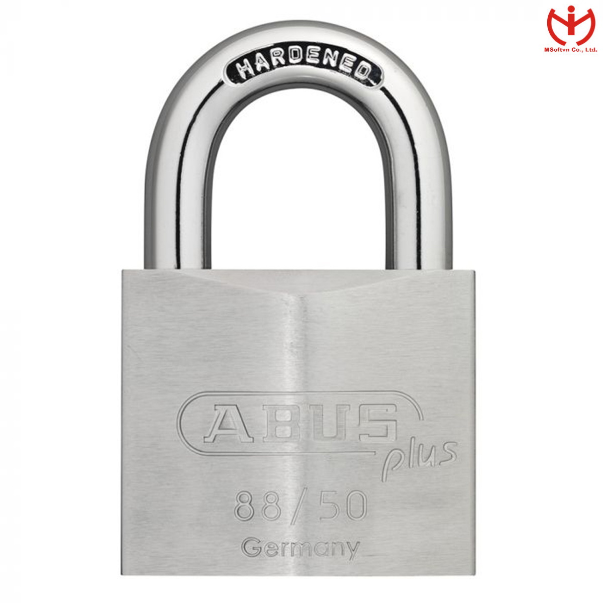 Ổ khóa ABUS 88/50 Plus thân đồng 50mm bọc Niken có thẻ code card - MSOFT