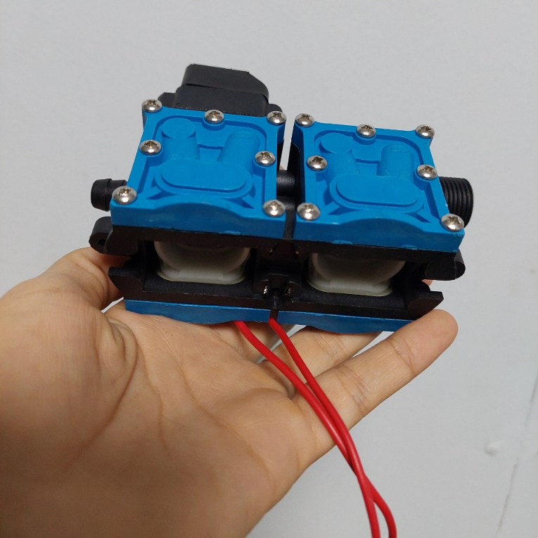 Đầu Bơm Đơn, Bơm Đôi 12V DC - Linh kiện Máy Bơm Nước Mini