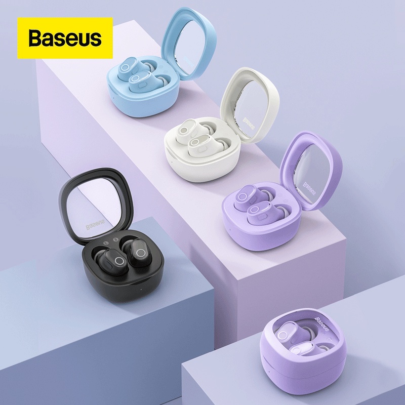 Tai nghe bluetooth tws baseus bowie wm02 v5.3, pin 5h phụ kiện 1986