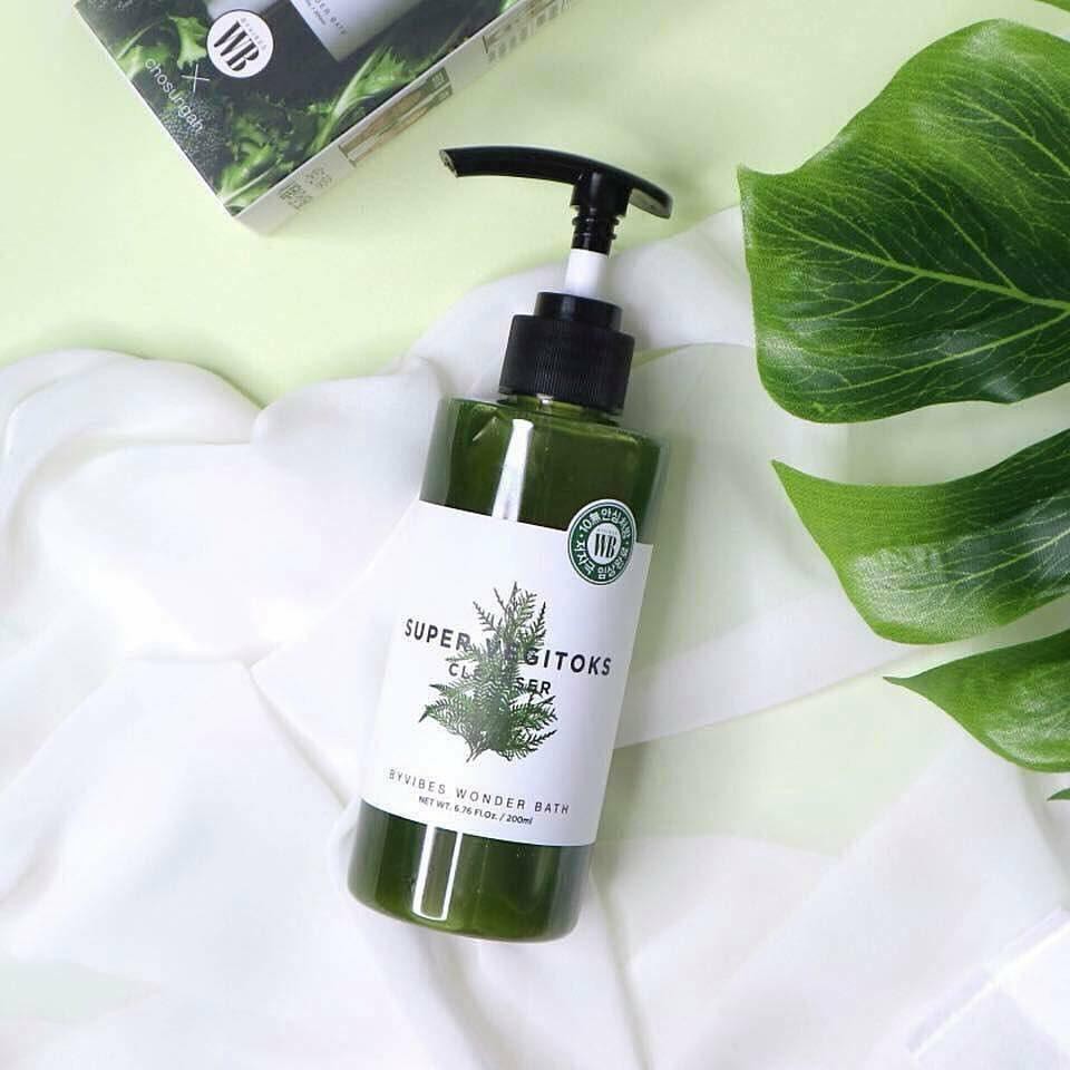 Sữa rửa mặt thải độc chiết xuất rau củ quả Super Vegitoks Cleanser