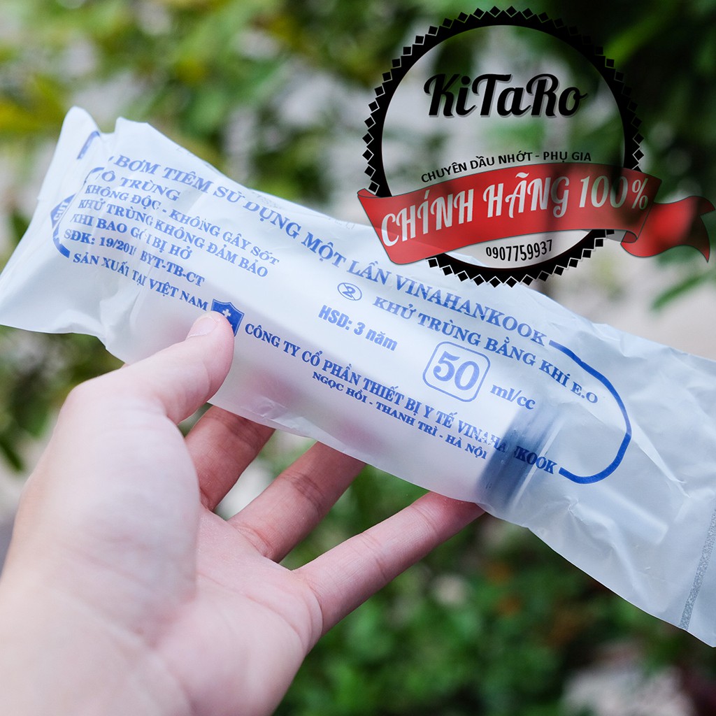 Bơm Tiêm - Ống Tiêm Thay Nhớt Láp, Nhớt Máy 60ml