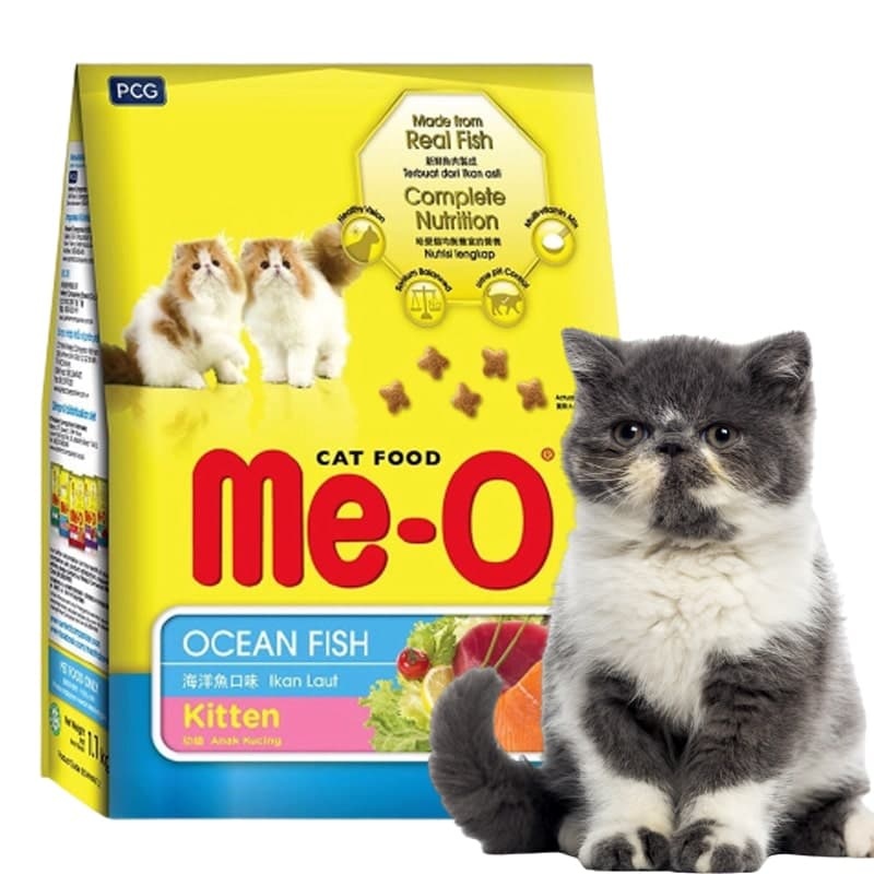 [400g] Hạt Me-O Kitten Cho Mèo Con - Vị Cá Biển