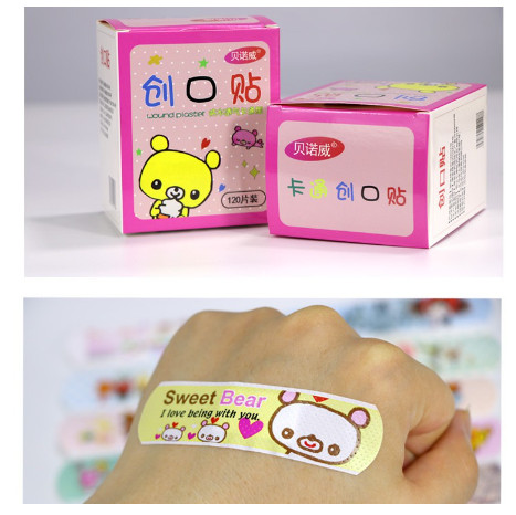 Hộp 100 Miếng Dán Vết Thương Cute