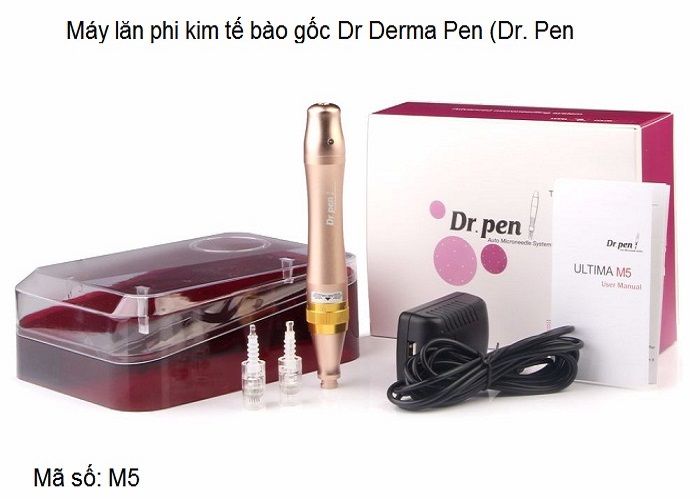Máy Lăn Kim Tại Nhà, Máy Phi Kim Dr Pen M5-W (Tích điện)