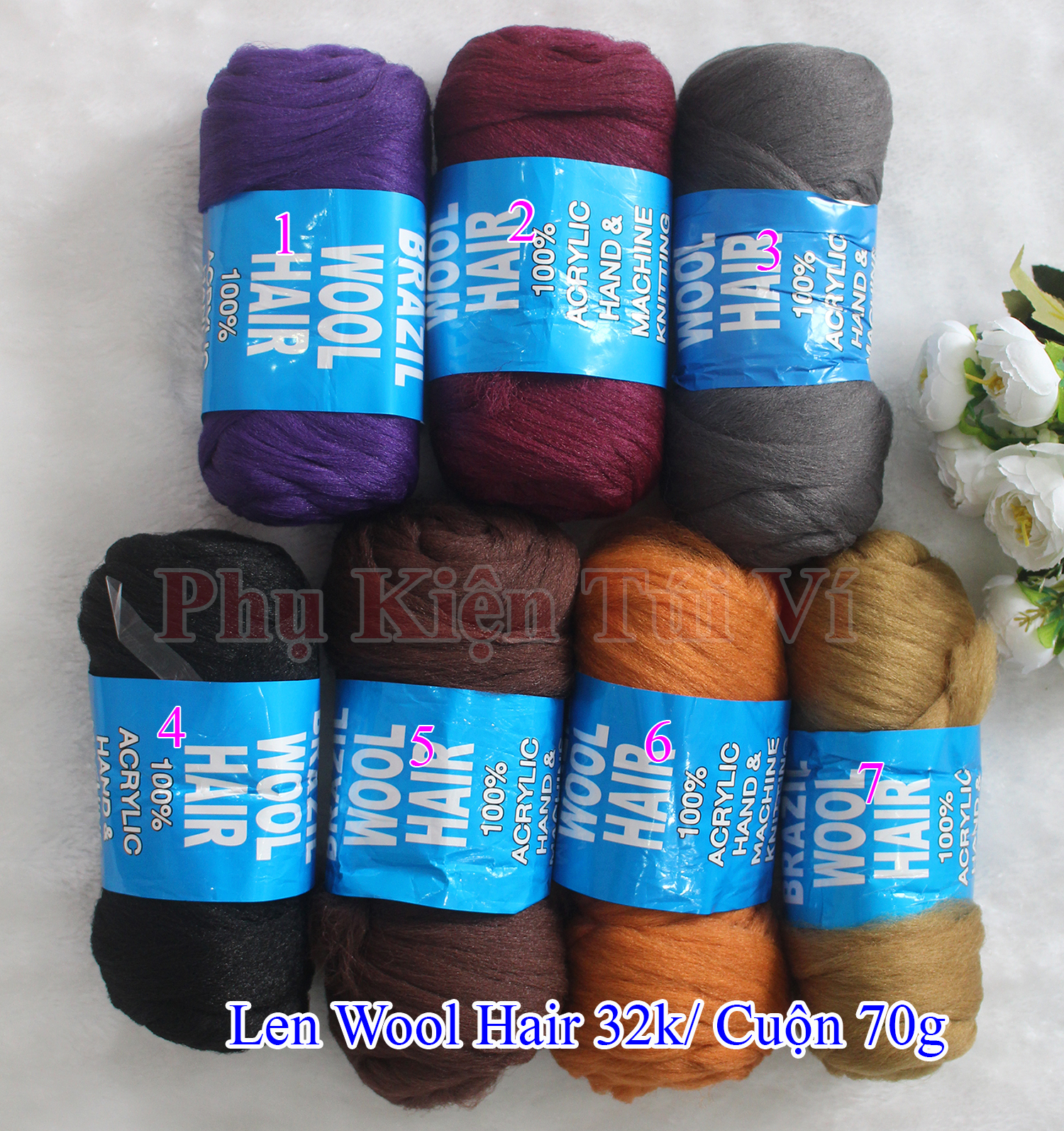 Wool Hair 32K/ Roll 70g