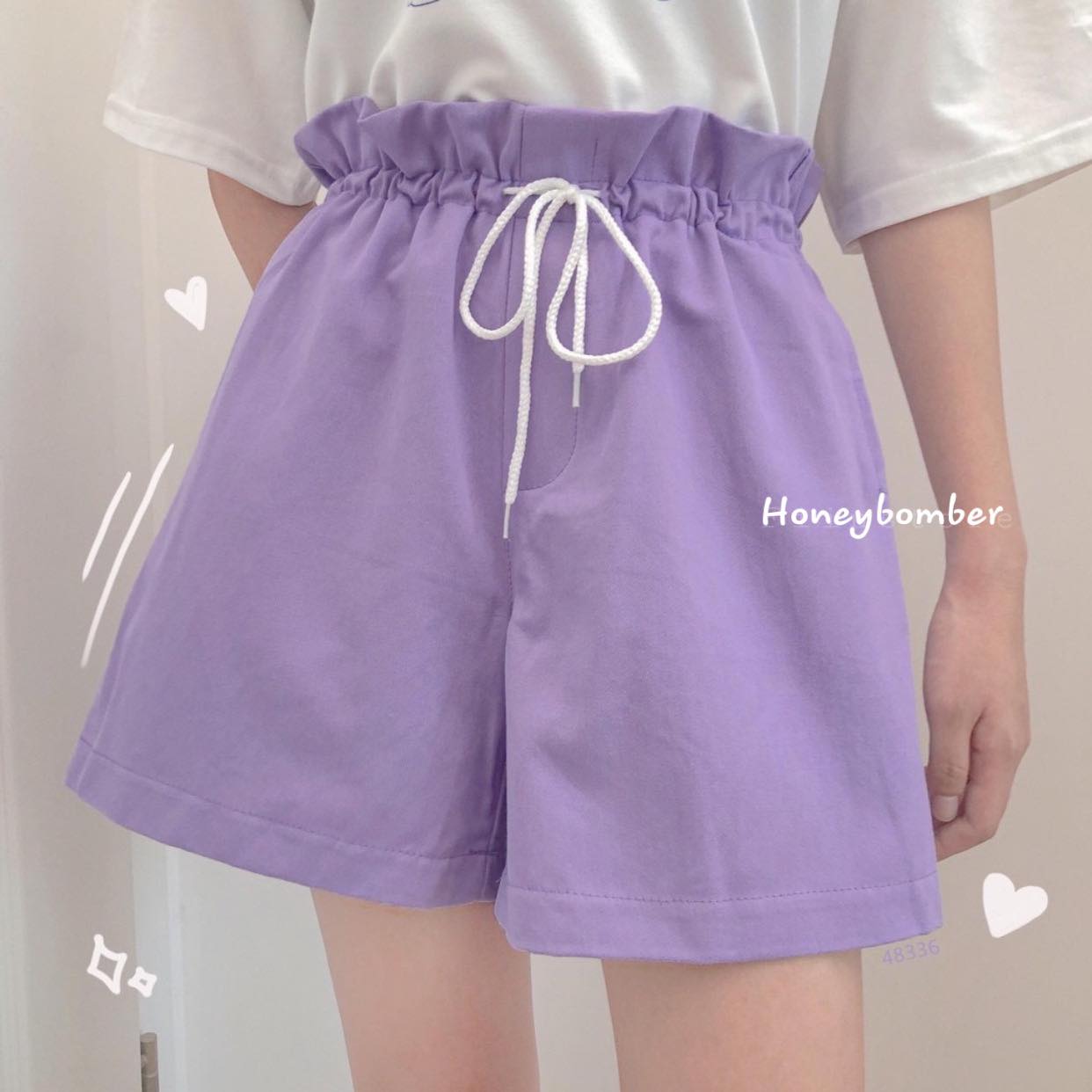 Quần kaki đùi trơn Rút cá tính