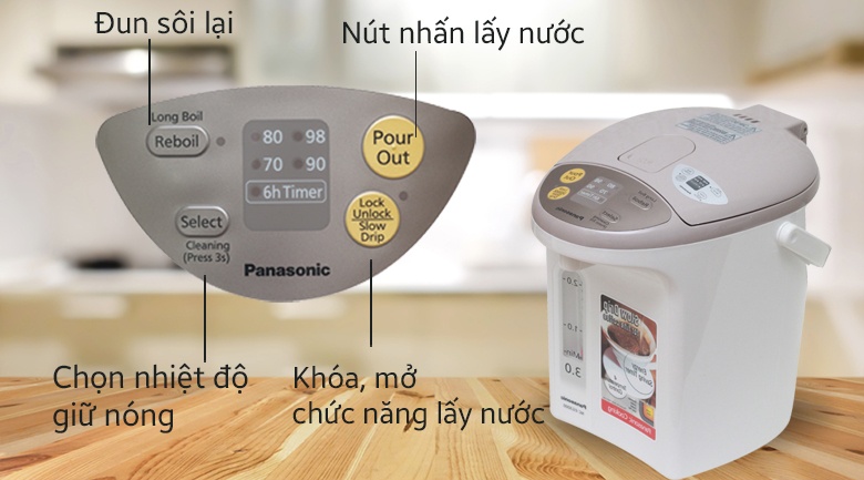 Bình thủy điện Panasonic NC-EG3000CSY