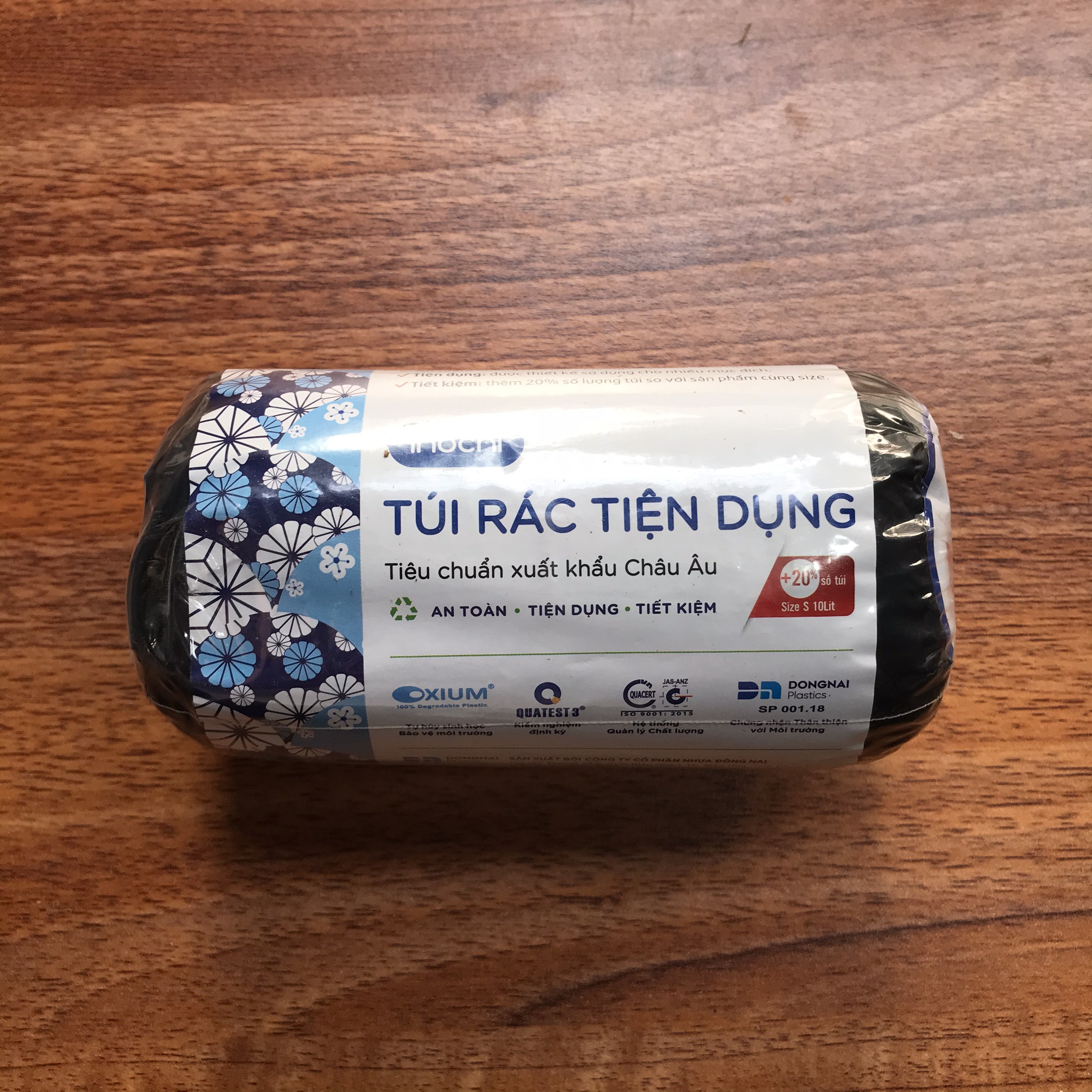 Cuộn 35 túi rác Inochi tiện dụng 10L [HCM-Giao hoả tốc 2h]