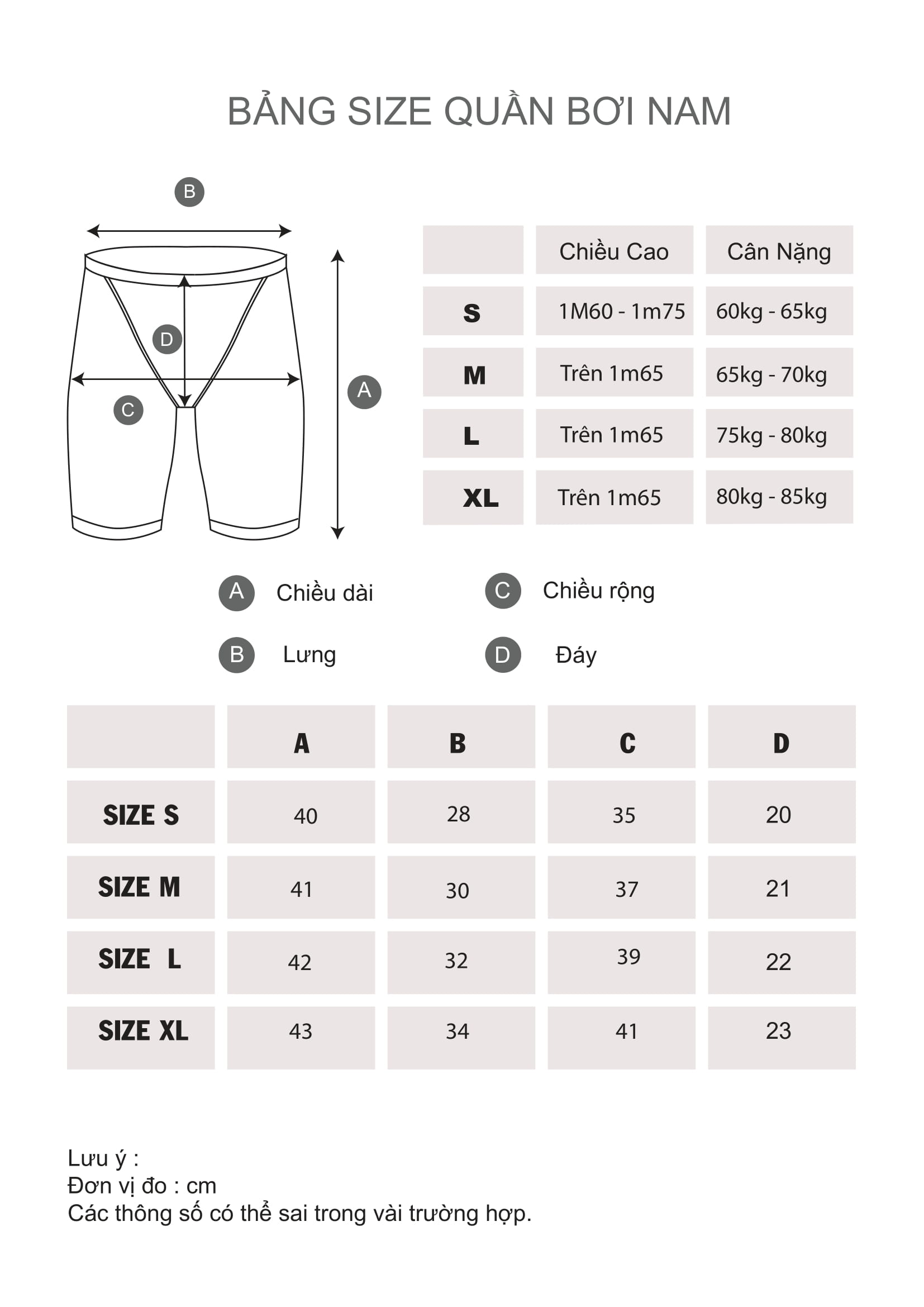 Quần Bơi Nam Boxer Sobie