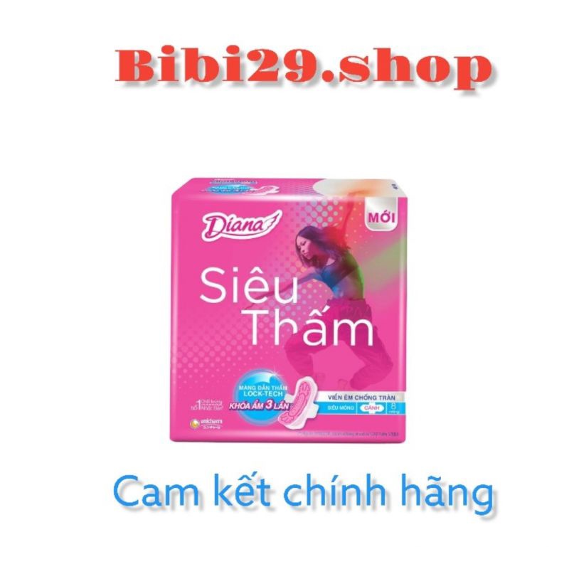 Bvs Diana siêu thấm siêu mỏng cánh 8M