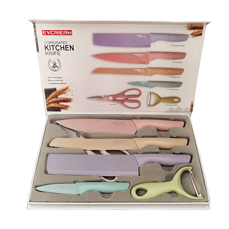 Bộ dao made in thái lan kitchen knife 5 món - bộ dao nhà bếp cao cấp