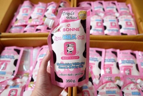Muối Tắm Sữa Bò Abonne 350g Tắm Dưỡng Trắng Da