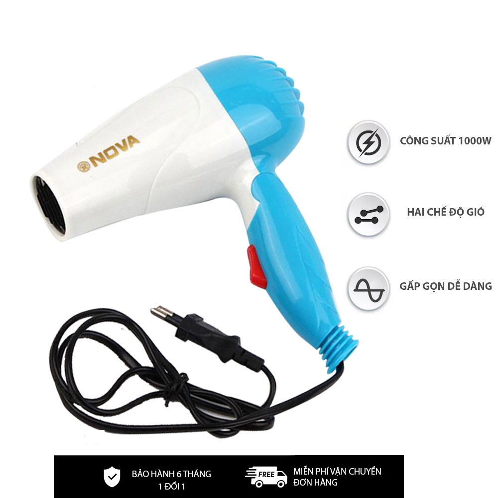 Máy Sấy Tóc Nova Mini Du Lịch- Máy sấy tóc ( kèm hộp)