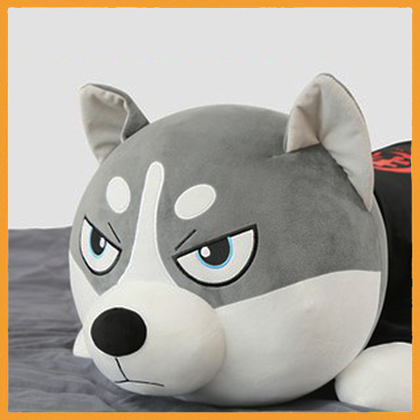 Gấu bông chó Husky mặt ngáo - Bozoshop