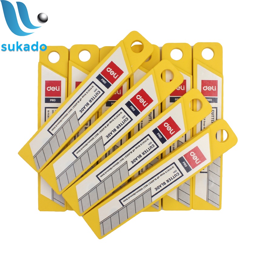 Lưỡi dao dọc giấy Deli [10 lưỡi dao] THIỆN PHƯỚC