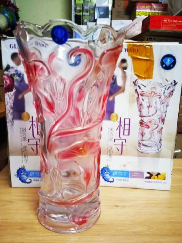 Lọ hoa thủy tinh cao cấp – Cao 30cm