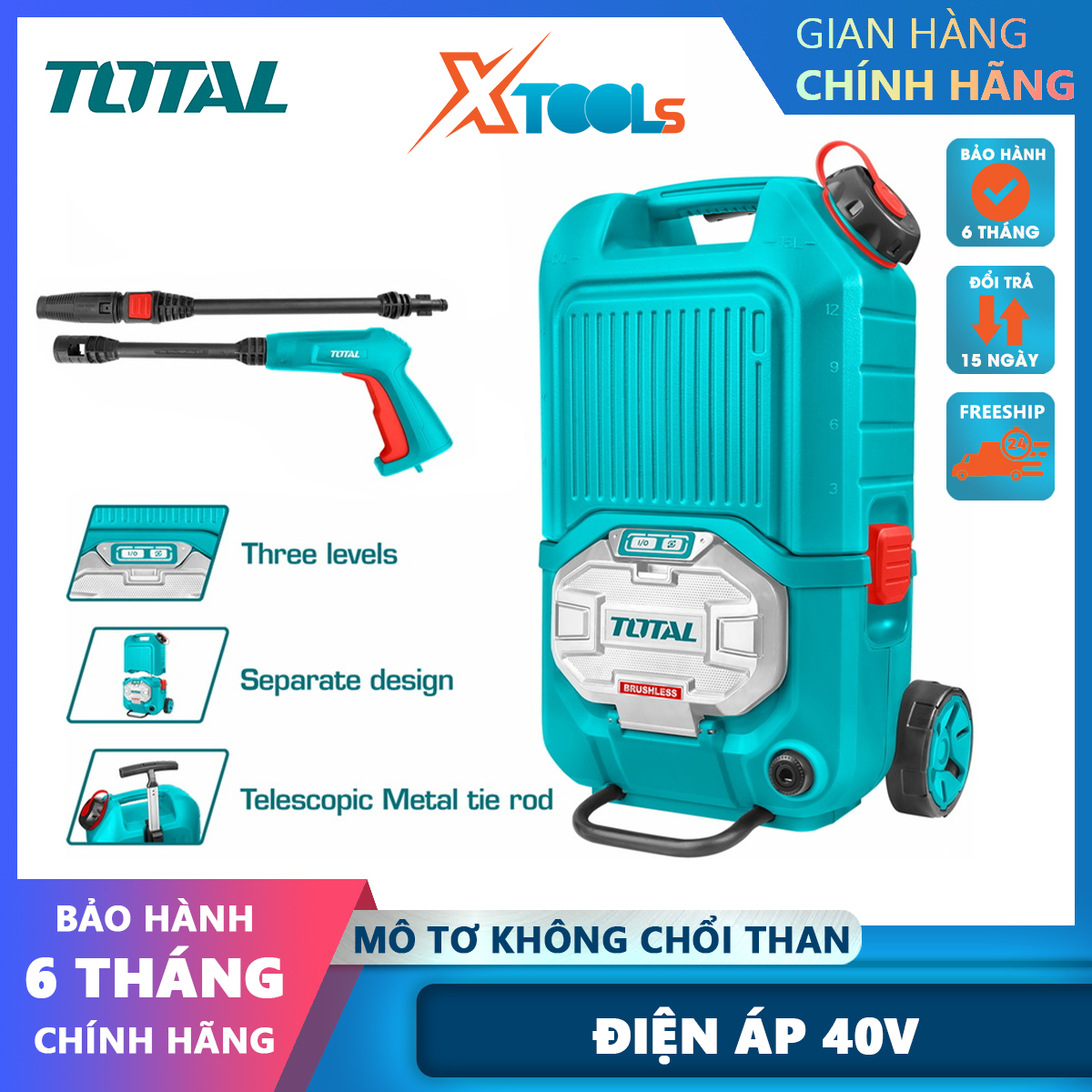 Tpwli4006 total tpwli4006 40V battery cleaner