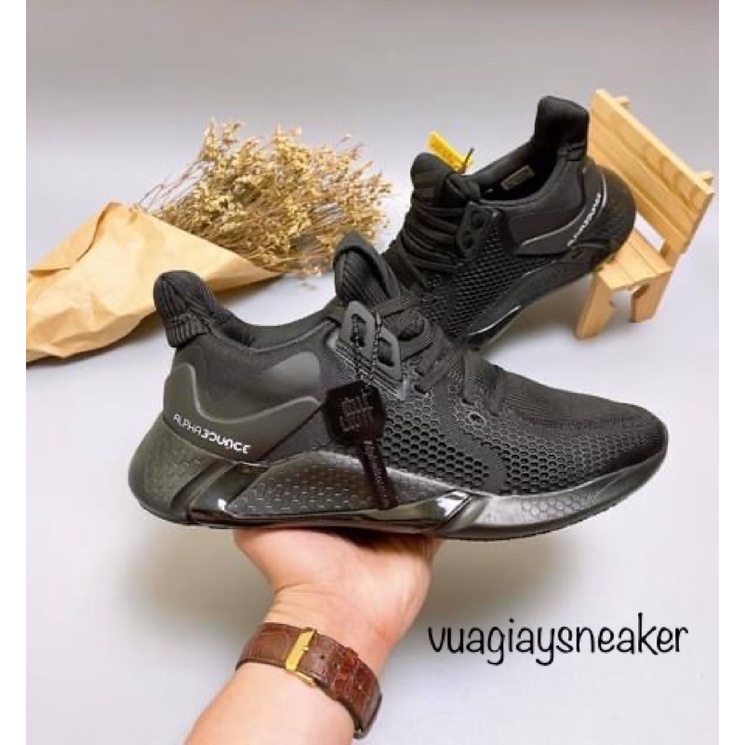 🔥Ảnh thật🔥 Giày thể thao sneaker alphabounce 2020 đen full