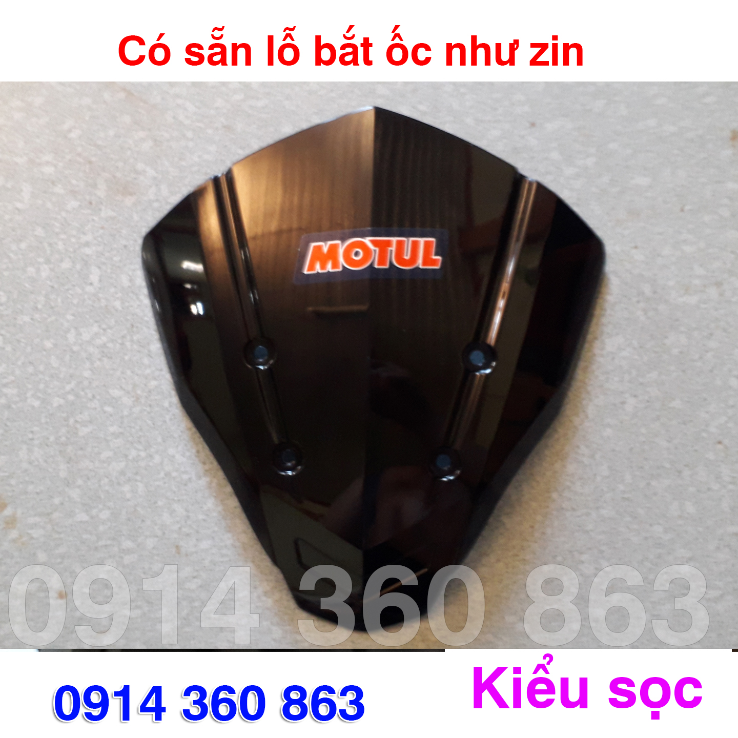 Mão chắn gió Winner X v2 kiểu sọc