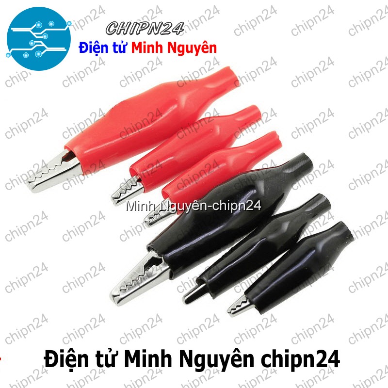 [5 cặp] (F109) Kẹp cá sấu loại lớn 4.5cm - HH000165