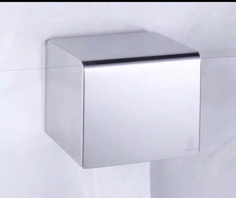 Hộp Đựng Khăn Giấy Vuông Inox304 Cao Cấp