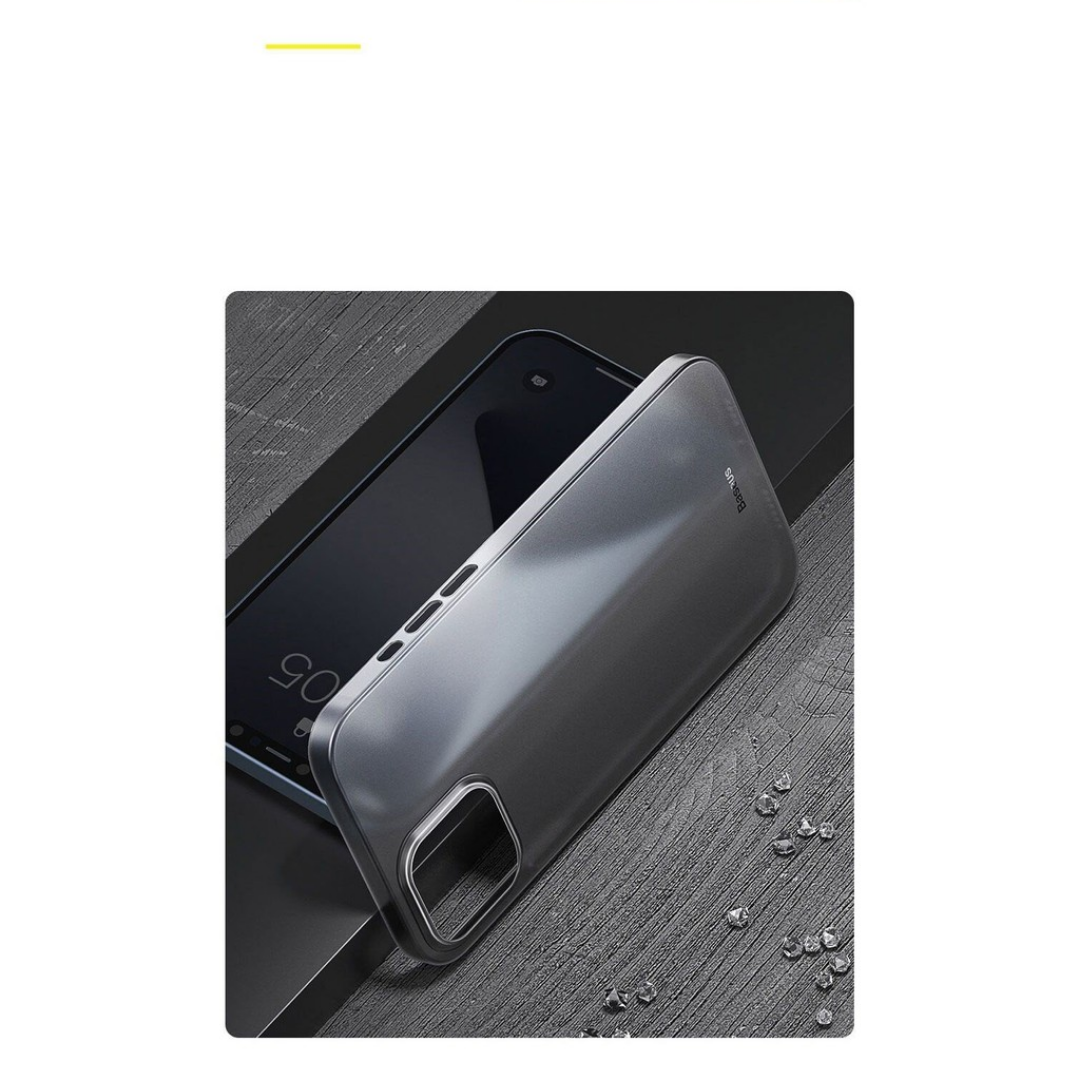 [HCM]Ốp lưng siêu mỏng chống bám vân tay iPhone 12 Series Baseus Wing Case ( 0.45mm Ultra Thin Anti Oil/ Finger Print)